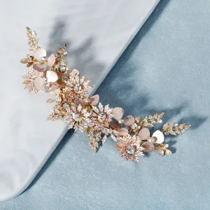 Chic Belle Doré Accessoire Cheveux 2020 Alliage Faux Diamant Accessoire Cheveux Mariage