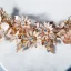 Snygga / Fina Guld Hårsmycken 2020 Legering Rhinestone Brud Huvudbonad