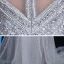 Haut de Gamme Transparentes Robe De Soirée 2020 Trompette / Sirène Encolure Dégagée Sans Manches Perlage Paillettes Faux Diamant Train De Balayage Volants Robe De Ceremonie