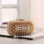 Charming Gold Pearl Square Clutch Bags 2020