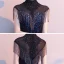 Scintillantes Multi-Couleurs Robe De Soirée 2020 Trompette / Sirène Transparentes Col Haut Sans Manches Appliques En Dentelle Perlage Faux Diamant Gland Longue Robe De Ceremonie