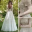 Best Gold Prom Dresses 2020 Ball Gown Off-The-Shoulder Short Sleeve Rhinestone Beading Floor-Length / Long Ruffle Backless Formal Dresses