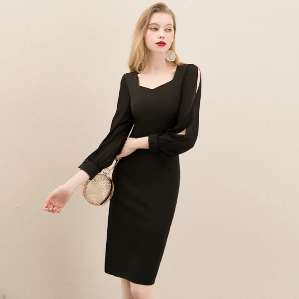 black short puffy homecoming dresses Mini/Short Black Prom Dresses, Cute Black Homecoming Dress