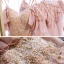 Fine Perle Rosa Brudepikekjoler 2020 Prinsesse Ryggløse Beading Glitter Tyll Lange Buste