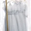 Chic / Beautiful Grey Bridesmaid Dresses 2020 A-Line / Princess Backless Beading Glitter Tulle Floor-Length / Long Ruffle