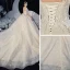 Chinese style Champagne Bridal Wedding Dresses 2020 Ball Gown See-through High Neck Sleeveless Backless Appliques Lace Glitter Tulle Chapel Train Ruffle