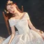 Luxury / Gorgeous Champagne Lace Bridal Wedding Dresses 2020 Ball Gown Off-The-Shoulder Short Sleeve Backless Appliques Lace Cathedral Train Ruffle