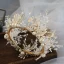 Charmant Doré Bijoux Mariage 2020 Alliage Perle Tiare Gland Boucles D'Oreilles Accessoire Cheveux Mariage