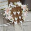 Flower Fairy Ivory Hair Hoop Bridal Hair Accessories 2020 Alloy Silk Flower Tassel Earrings Beading Headpieces Bridal Jewelry