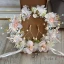Flower Fairy Ivory Hair Hoop Bridal Hair Accessories 2020 Alloy Silk Flower Tassel Earrings Beading Headpieces Bridal Jewelry