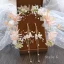 Flower Fairy Ivory Hair Hoop Bridal Hair Accessories 2020 Alloy Silk Flower Tassel Earrings Beading Headpieces Bridal Jewelry