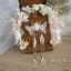 Flower Fairy Ivory Hair Hoop Bridal Hair Accessories 2020 Alloy Silk Flower Tassel Earrings Beading Headpieces Bridal Jewelry