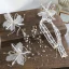 Elegant Ivory Earrings Necklace Headbands Bridal Jewelry 2020 Alloy Silk Flower Pearl Rhinestone Crystal Headpieces Bridal Hair Accessories