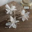 Elegant Ivory Earrings Necklace Headbands Bridal Jewelry 2020 Alloy Silk Flower Pearl Rhinestone Crystal Headpieces Bridal Hair Accessories
