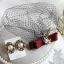 Vintage Burgunder Velour Hodepynt Halskjede 2020 Perle Rhinestone Øredobber Tilbehør