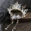 Charmig Guld Brudsmycken 2020 Legering siden Blomma Pärla Rhinestone Halsband Örhängen Tiara Brud Huvudbonad