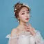 Chic / Beautiful Gold Bridal Jewelry 2020 Alloy Beading Pearl Tassel Earrings Hair Hoop Headpieces Wedding Accessories