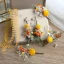 Amazing / Unique Orange Headbands Flower Bridal Hair Accessories 2020 Earrings Headpieces Accessories