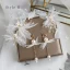 Schöne Ivory / Creme Seidenblume Brautschmuck 2020 Legierung Perle Kristall Ohrringe Kopfschmuck Hochzeit Brautaccessoires