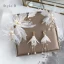 Schöne Ivory / Creme Seidenblume Brautschmuck 2020 Legierung Perle Kristall Ohrringe Kopfschmuck Hochzeit Brautaccessoires