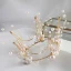 Fine Gull Brudesmykker 2020 Legering Beading Perle Øredobber Tiara Bryllup Tilbehør