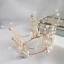 Fine Gull Brudesmykker 2020 Legering Beading Perle Øredobber Tiara Bryllup Tilbehør