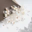 Chic / Beautiful Gold Headpieces Earrings Bridal Jewelry 2020 Alloy Beading Pearl Wedding Accessories
