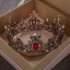 Vintage Barokk Bronse Tiara Øredobber Brudesmykker 2020 Legering Rhinestone Bryllup Tilbehør