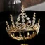 Klassieke Goud Verjaardag Tiara Bruids Haaraccessoires 2020 Legering Rhinestone Accessoires