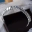 Enkel Sølv Rhinestone Tiara Har Tilbehor 2020 Legering Bryllup Tilbehør