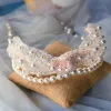 Chic / Beautiful Champagne Headbands Bridal Hair Accessories 2020 Pearl Sequins Headpieces Wedding Accessories