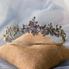 Elegant Gold Tiara Bridal Hair Accessories 2020 Alloy Rhinestone Wedding Accessories