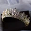 Amazing / Unique Gold Tiara Bridal Hair Accessories 2020 Alloy Rhinestone Wedding Accessories