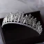 Chic / Belle Argenté Tiare Accessoire Cheveux Mariage 2020 Alliage Faux Diamant Mariage Accessorize