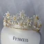 High-end Gull Øredobber Tiara Brudesmykker 2020 Legering Beading Perle Bryllup Tilbehør