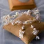 Fine Gull Tiara Øredobber Brudesmykker 2020 Legering Blomst Perle Rhinestone Bryllup Tilbehør