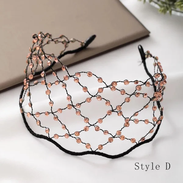 Amazing / Unique Gold Tiara Bridal Hair Accessories 2020 Alloy Beading Rhinestone Pierced Wedding Accessories