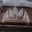 Chic / Beautiful Silver Wedding Accessories 2020 Alloy Rhinestone Tiara Tassel Earrings Bridal Jewelry