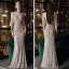 Chic / Belle Doré Robe De Soirée 2020 Trompette / Sirène V-Cou Manches Courtes Faux Diamant Paillettes Longue Dos Nu Robe De Ceremonie