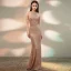 Sparkly Black Sequins Evening Dresses  2020 Trumpet / Mermaid Scoop Neck Sleeveless Beading Floor-Length / Long Formal Dresses