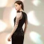 Sparkly Black Sequins Evening Dresses  2020 Trumpet / Mermaid Scoop Neck Sleeveless Beading Floor-Length / Long Formal Dresses