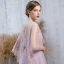 Élégant Lavande Robe De Bal Avec Châle 2020 Princesse Bretelles Spaghetti Sans Manches Perlage Glitter Tulle Longue Volants Dos Nu Robe De Ceremonie