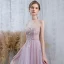 Élégant Lavande Robe De Bal Avec Châle 2020 Princesse Bretelles Spaghetti Sans Manches Perlage Glitter Tulle Longue Volants Dos Nu Robe De Ceremonie