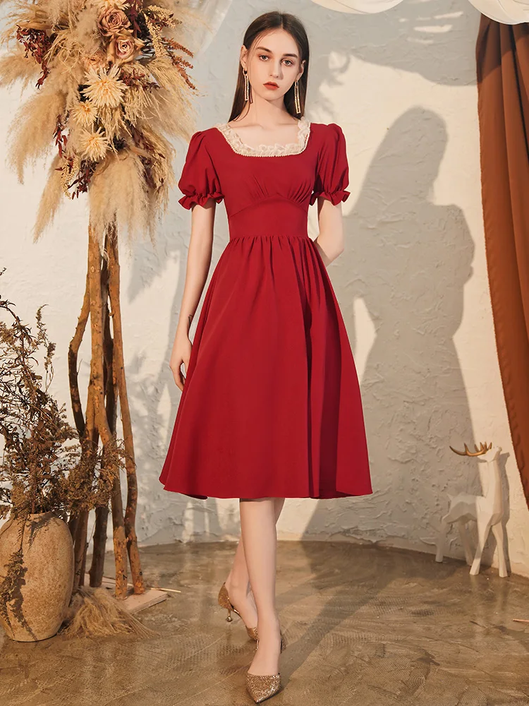 green emerald velvet dress Charming Red Tulle Graduation Dresses Short Homecoming Maxi Vestidos D –  TANYA BRIDAL main image 1