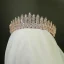 Haut de Gamme Doré Tiare Accessoire Cheveux Mariage 2020 Alliage Zircon Faux Diamant Mariage Accessorize