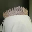 Haut de Gamme Doré Tiare Accessoire Cheveux Mariage 2020 Alliage Zircon Faux Diamant Mariage Accessorize