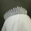 Haut de Gamme Doré Tiare Accessoire Cheveux Mariage 2020 Alliage Zircon Faux Diamant Mariage Accessorize