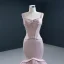 High End Rosa Roter Teppich Abendkleider 2020 Meerjungfrau Schultern Ärmellos Perlenstickerei Sweep / Pinsel Zug Rüschen Rückenfreies Festliche Kleider