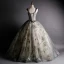 Charmant Gold Grau Tanzen Ballkleider 2020 Ballkleid Schultern Ärmellos Perlenstickerei Applikationen Pailletten Lange Rüschen Rückenfreies Festliche Kleider