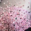 Luxus / Herrlich Schwarz Tanzen Ballkleider 2020 A Linie Durchsichtige Rundhalsausschnitt Glockenhülsen Pink Perlenstickerei Pailletten Lange Rüschen Festliche Kleider